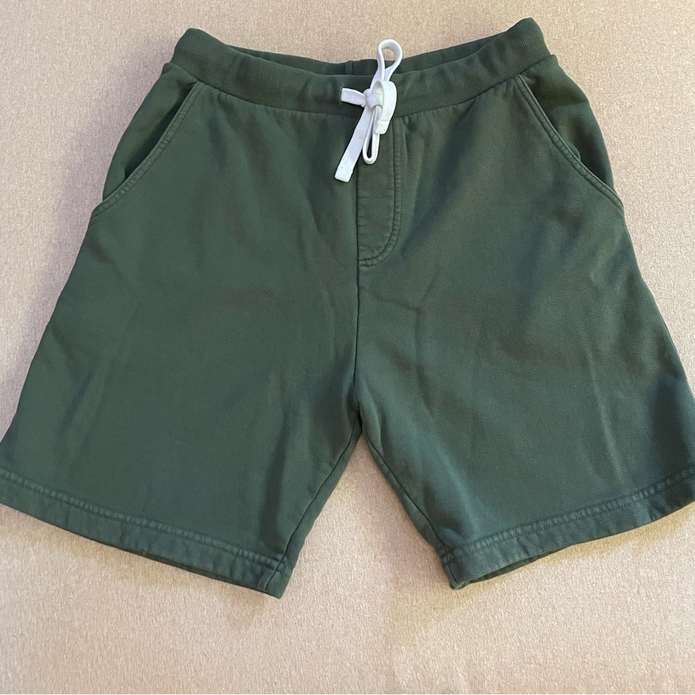Gustin sweatshorts army green small
